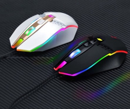V8 E Sports Gaming Mouse 3200 DPI USB Wired Optical LED High Precision Ergonomic Design for Gamers