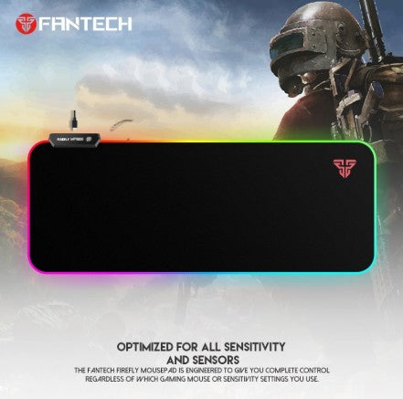 FANTECH MPR800 RGB Lights Extended Gaming Mouse Pad For E Sports USB Powered With 4 Lighting Modes