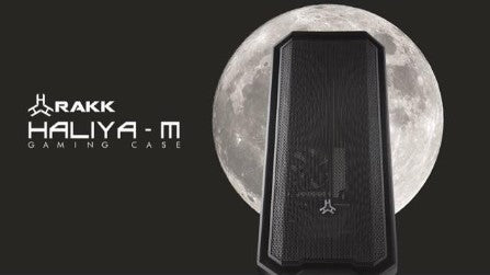 Rakk Haliya M ATX Gaming Case White Black Micro ATX PC Tower Case Includes 120mm Fan