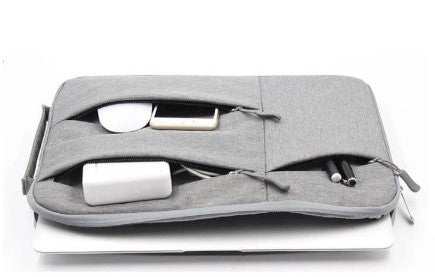 Multifunction Laptop Sleeve Bag For 11 To 15.6 Inch Laptops With Oxford Fabric Velvet Lining And Soft Compartment
