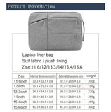 Laptop 11-12 "/ 13 " /14-15" /15.6 inch Sleeve Bag Multifunction